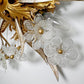 Banci Firenze Murano Glass Flush Light 1950's Italy