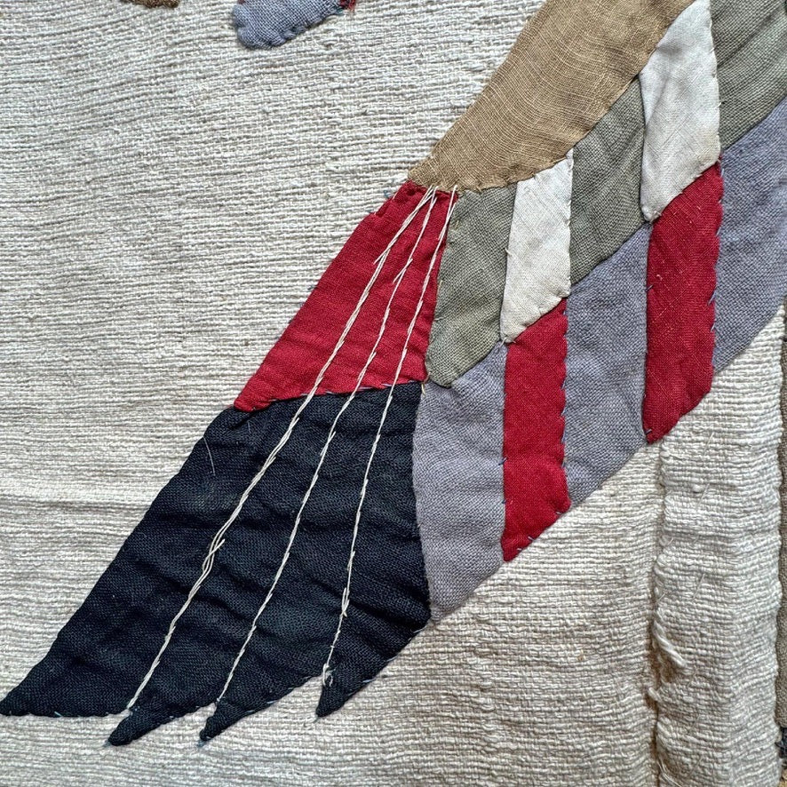 Early 20th Century Egyptian Applique Textile Wall Hanging