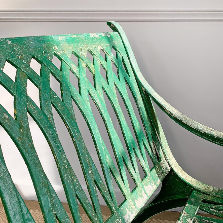 Mid Century Cast Aluminium Garden Chair