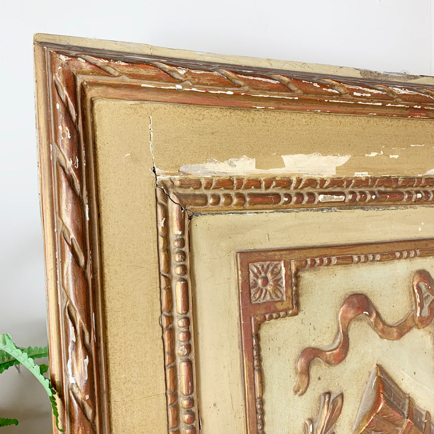 Early 19th C French Gilt Trumeau Mirror