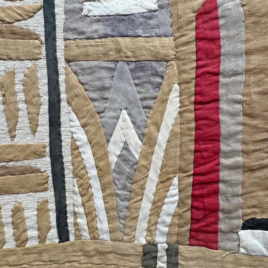 Early 20th Century Egyptian Applique Textile Wall Hanging