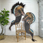 Pair of Large Kuda Lumping Ceremonial Horses from Java