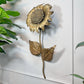 Sunflower Wall Light in brass signed by P Mas Rossi 1970's