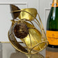 Richard Faure Gold 'Chestnut' Wine Bottle Cradle