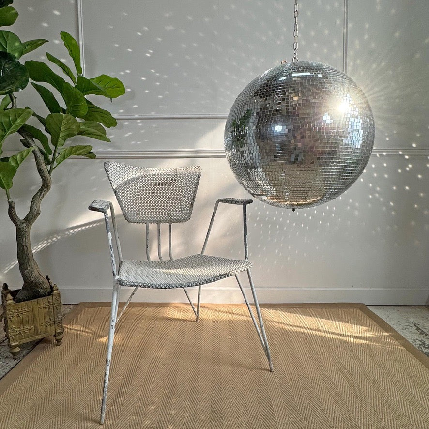 Vintage Original Large 1970's Mirror Ball