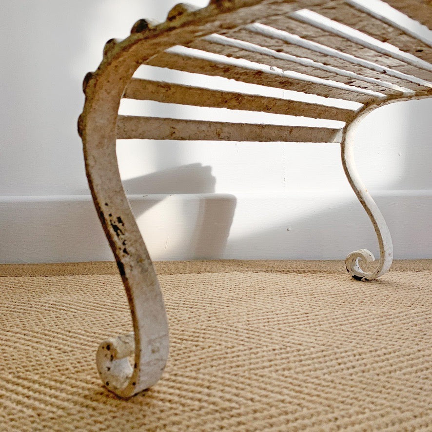 19th Century Wrought Iron Foot Stool