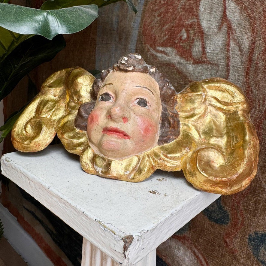 18th Century Giltwood Putti / Cherub