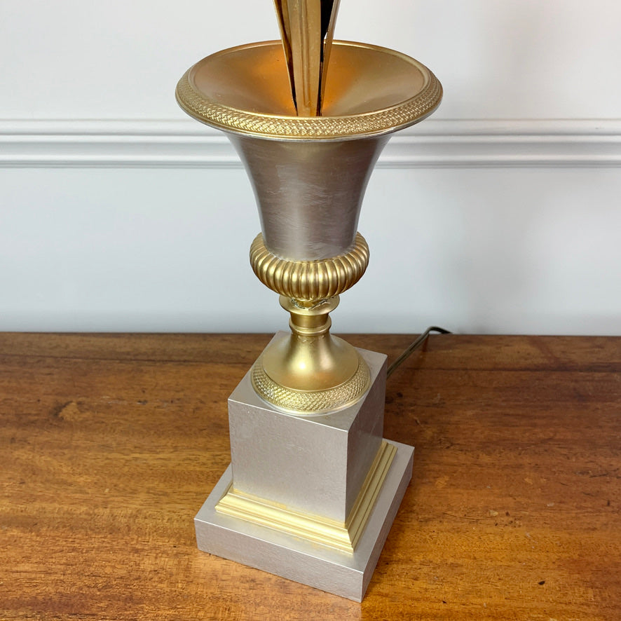 Maison Charles Vase Roseaux Silver & Gold Table Lamp