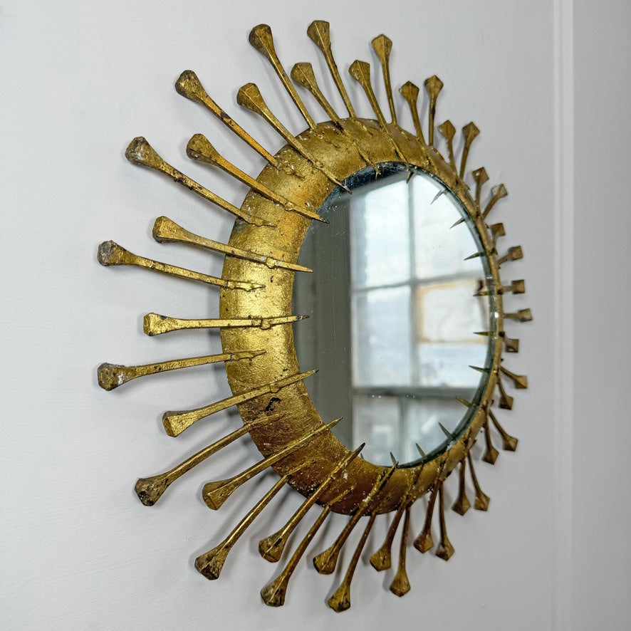 Vintage Spanish Sunburst Mirror