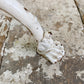 19th Century White Lions Paw Arras Orangery Chair