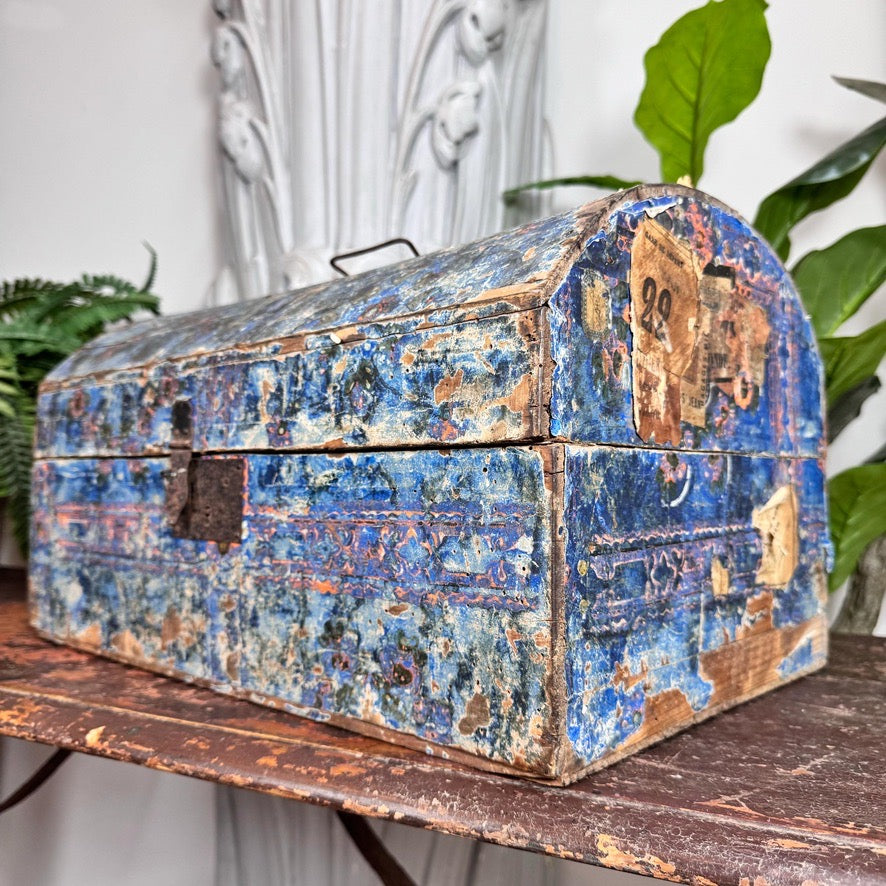 Antique Normandy Marriage Box 19th Century French