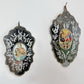 Antique Pair of German Nuns' Mirrors circa 1800