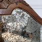 Victorian Silver Backed Foxed Overmantle Mirror
