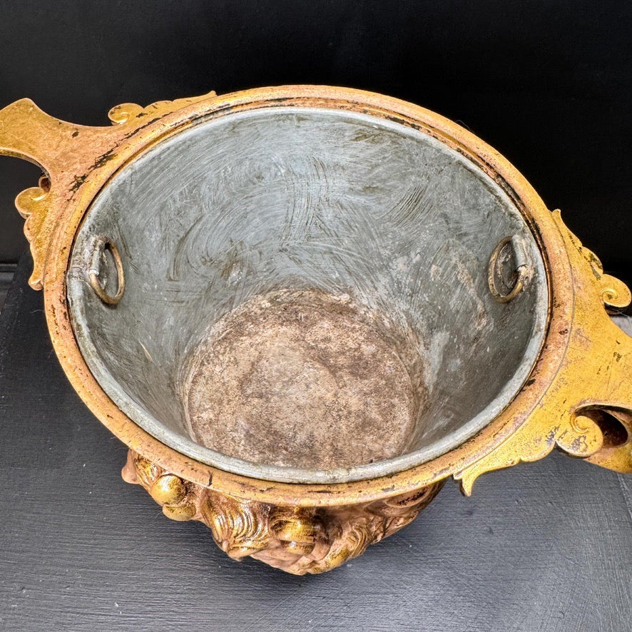 Pair of Ferdinand Barbedienne Low Handled Bronze Urns after the Zaffoli Borghese Vase