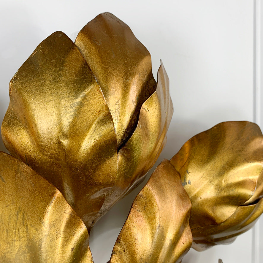 Hans Kogl Gold Leaf Wall Light