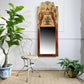 George I Style Large Red Chinoiserie Wall Mirror