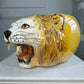 Lion Head Ceramic Planter 1950's Italy