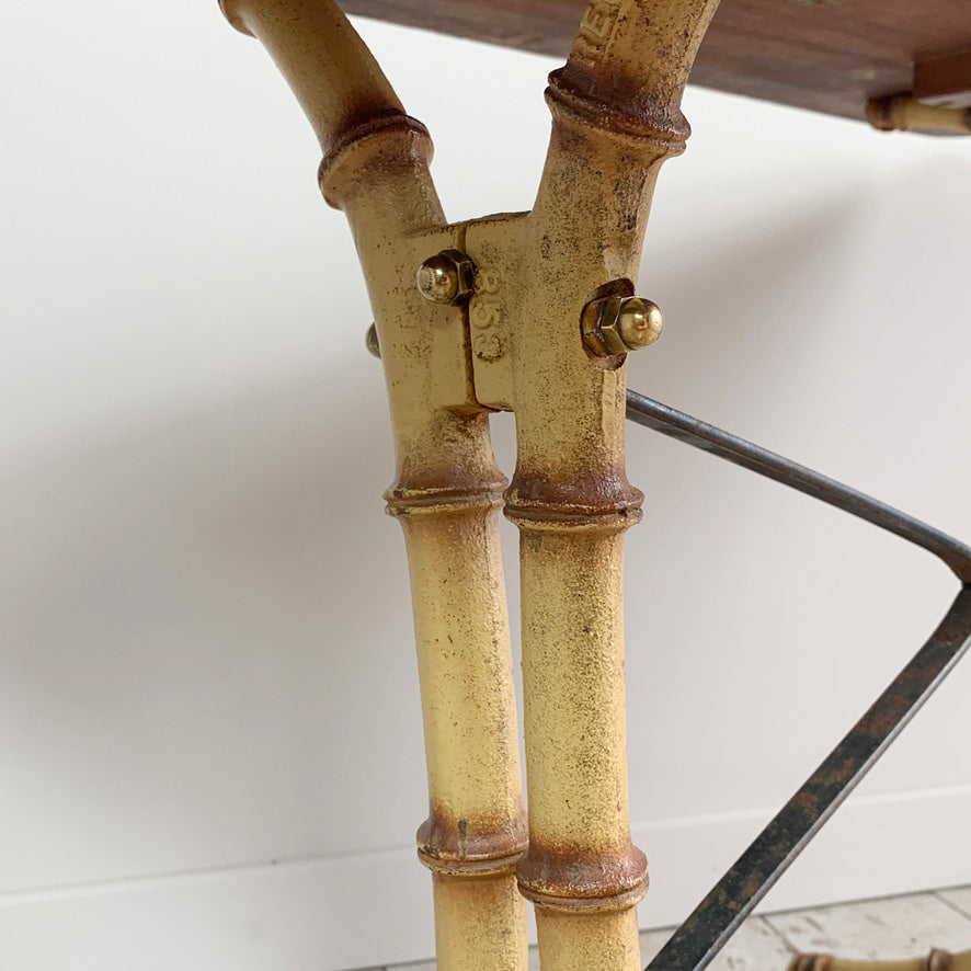 English Faux Bamboo Table 20th Century