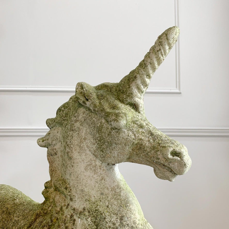 19th Century Heraldic Lion and Unicorn Statues