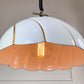 Tommaso Barbi Huge White and Gold Ceramic Pendant Light