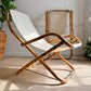 Pair of Vintage Folding Bamboo Deck Chairs 1960's Italian