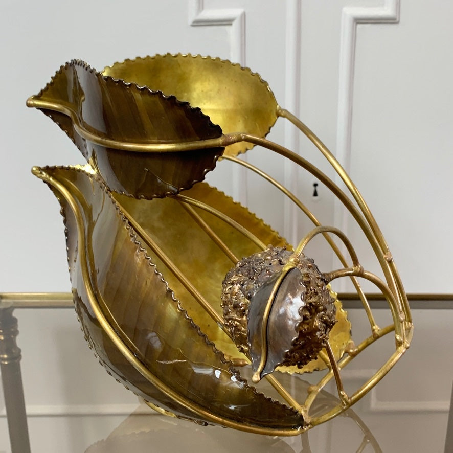 Richard Faure Gold 'Chestnut' Wine Bottle Cradle
