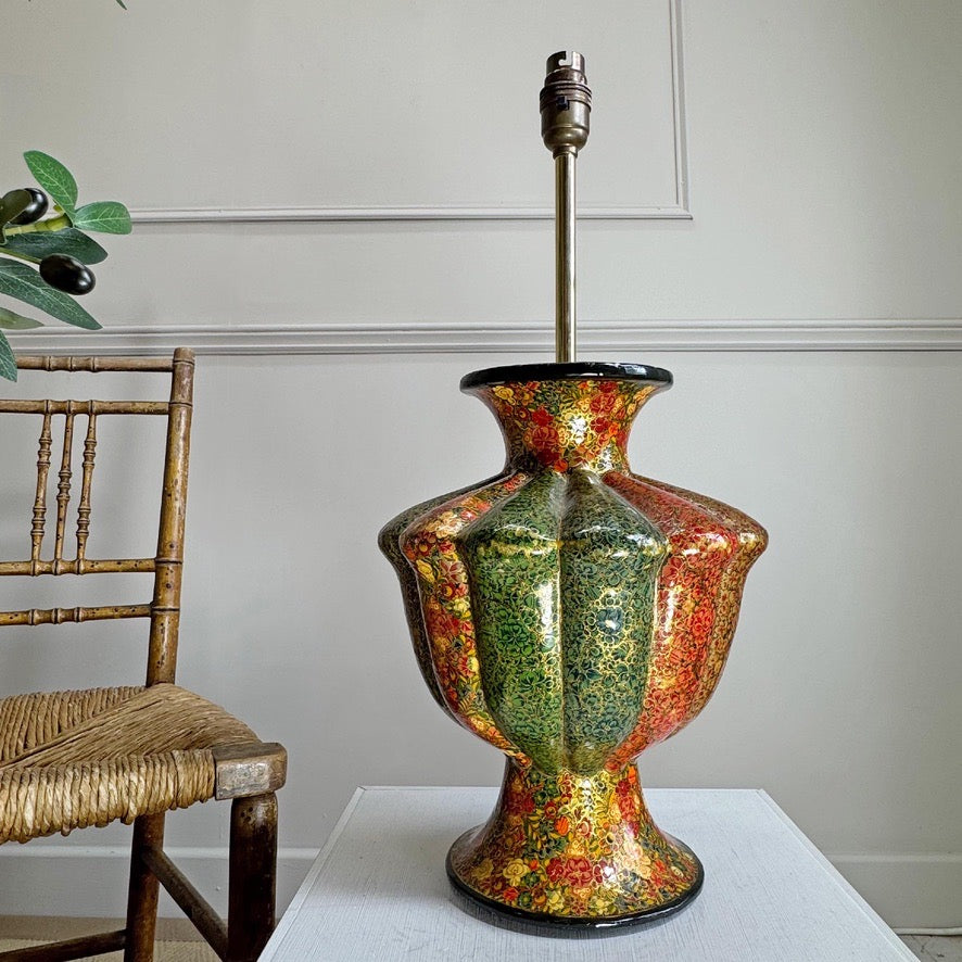 20th Century Kashmiri Table Lamp