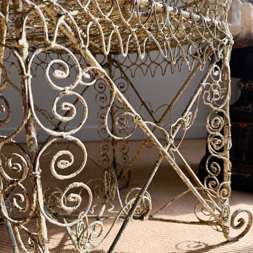 Regency Decorative Wirework Garden Chair