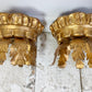 Italian Florentine Giltwood Ceiling Crown Lights