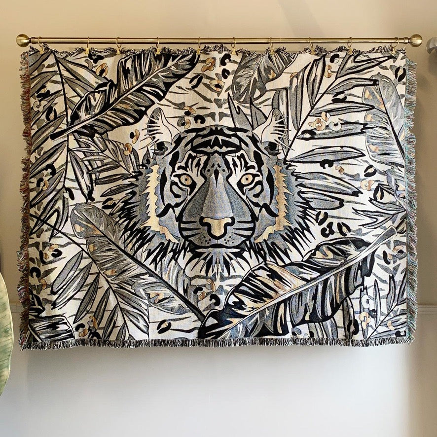 The Tropics Collection 'Tiger' Woven Throw