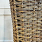 Very Large Hand Woven Willow Plant Stand 1970's England
