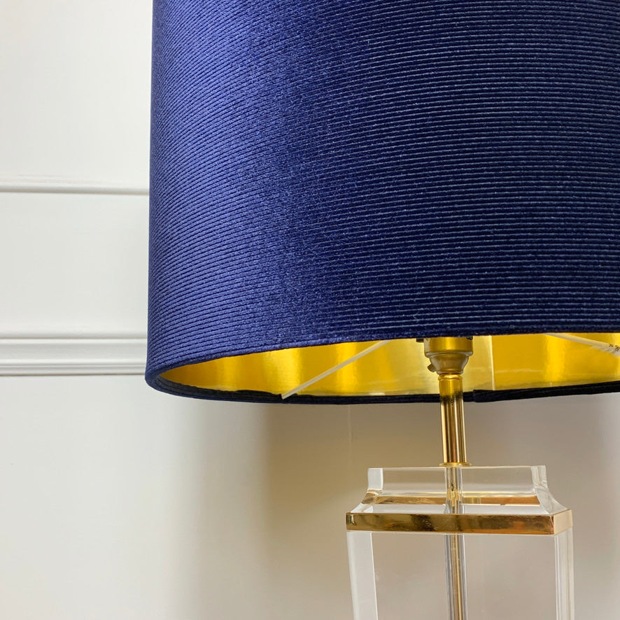 French Mid Century Lucite Table Lamp
