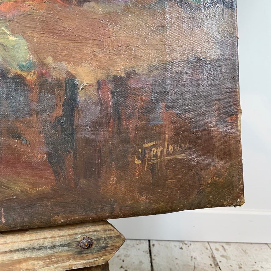 Cornelius 'Kees' Terlouw still life on canvas