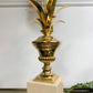Lanciotto Gold Galeotti Table Lamp Italy 1970's for l'originale