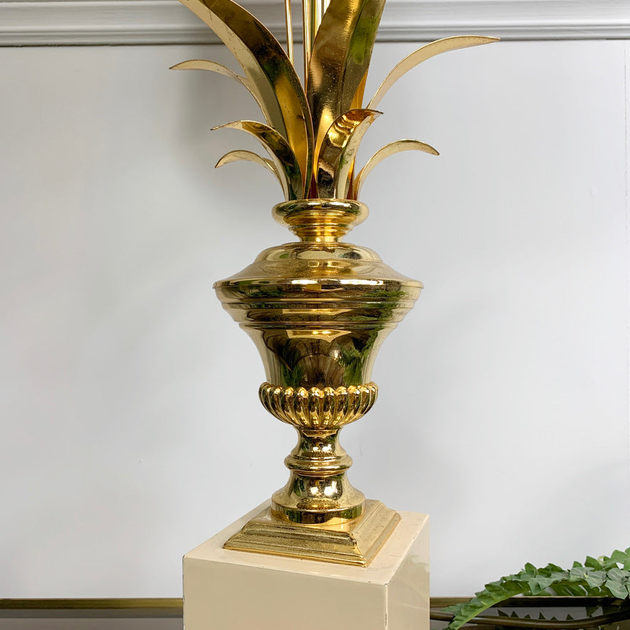 Lanciotto Gold Galeotti Table Lamp Italy 1970's for l'originale