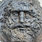 19th Century Cast Iron Wall Plaque Zeus
