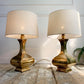 Pair of Gold Maria Pergay Brass Plated Table Lamps