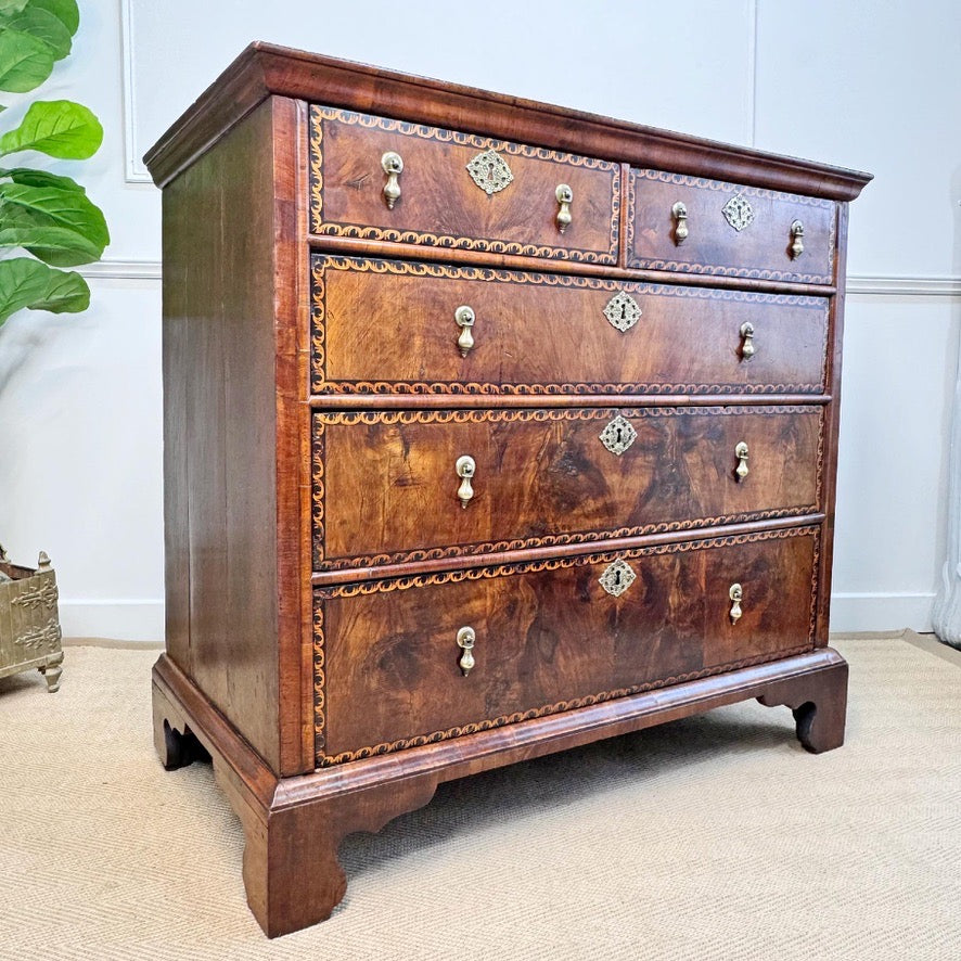 George II Parquetry Chest of Drawers Circa 1730