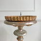 Large 19th Century Silver Baroque Gilt Wood Candlestick