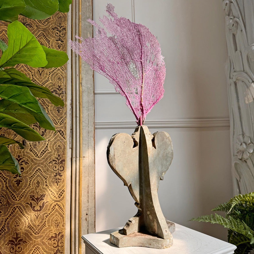 18th Century Wood and Copper Altar Vase Italian