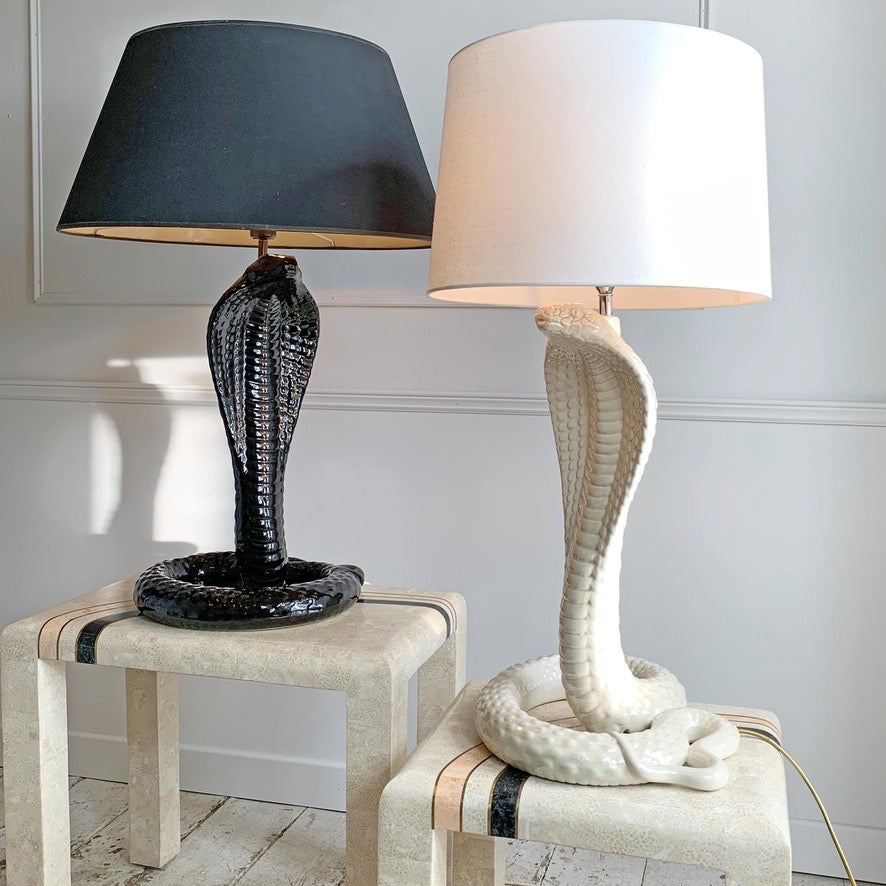 Tommaso Barbi Black Cobra Lamp