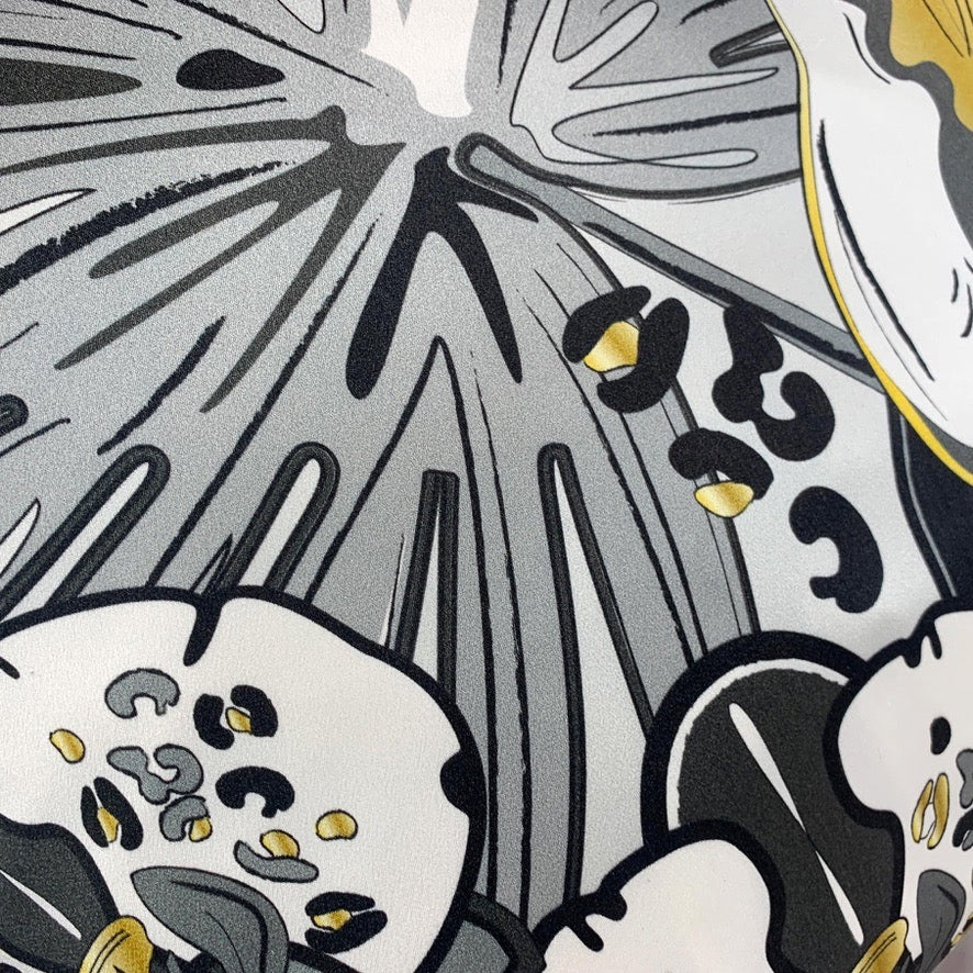 The Tropics Collection 'Hornbill' Luxury Silk Cushion
