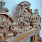 An Exceptionally Carved Qing Dynasty Hardwood Chinese Export Mirror