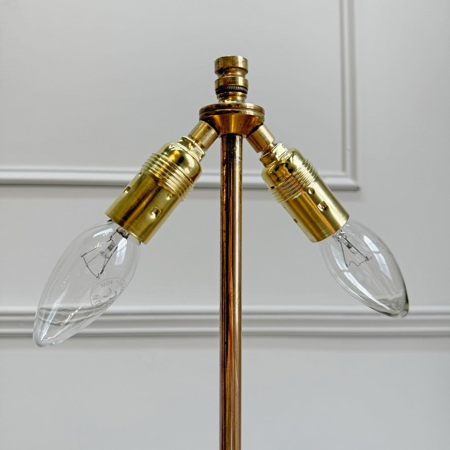 Bronze Flower Table Lamp attributed to Maison Jansen circa 1950