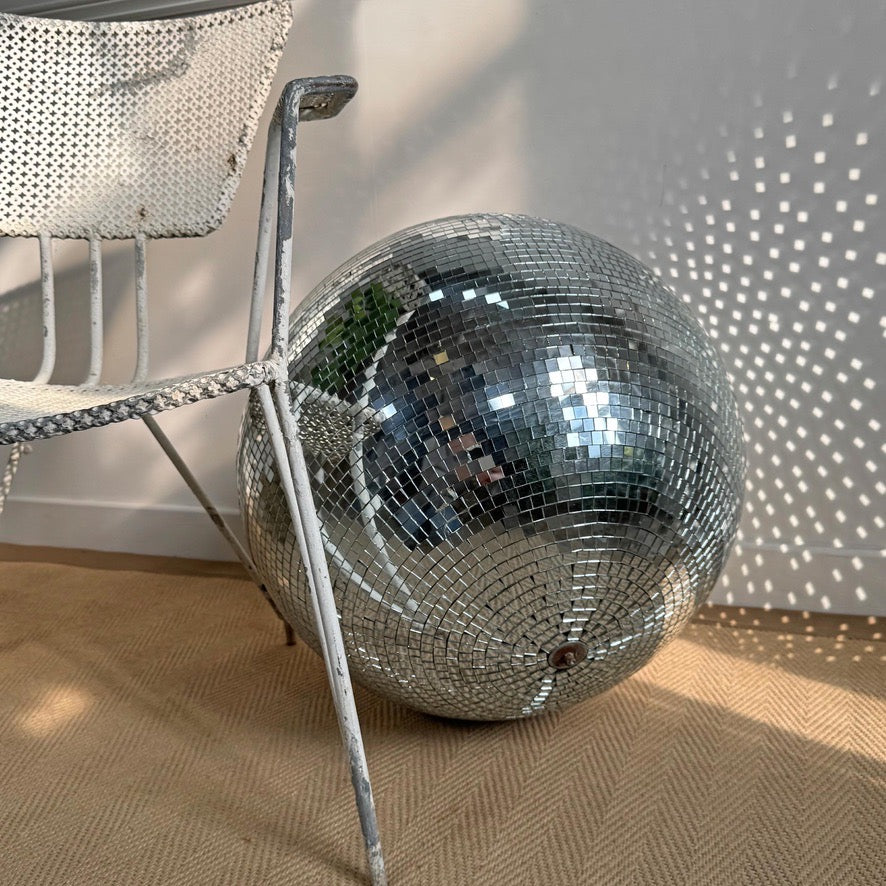 Vintage Original Large 1970's Mirror Ball