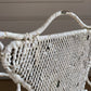 An Ornate White Regency Wirework Iron Chair