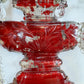 Pair of Maison Bagues Red Wall Sconces Circa 1910