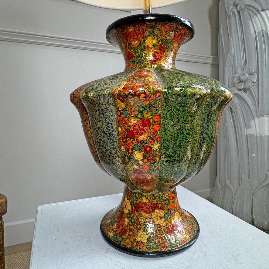 20th Century Kashmiri Table Lamp