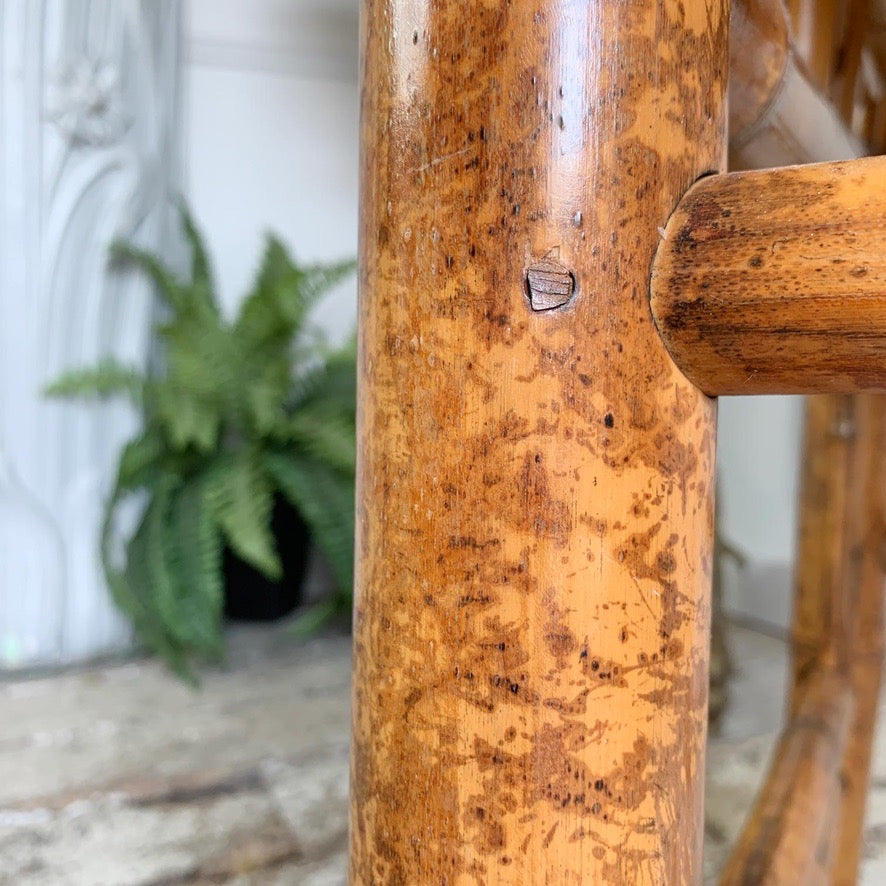 Mid Century Taiwanese Hand Made Bamboo Armchair