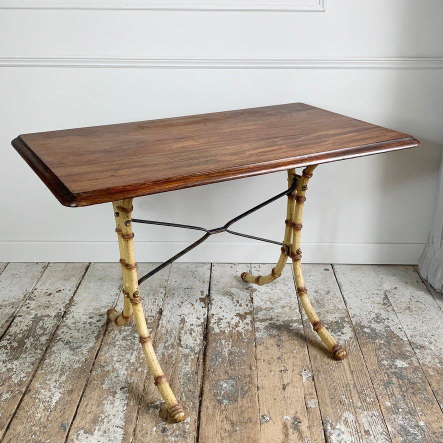 English Faux Bamboo Table 20th Century